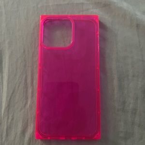 Pink trendy iPhone case